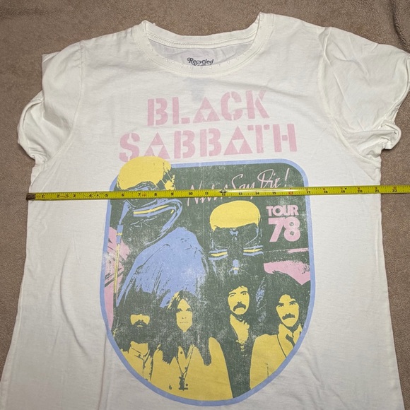 Recycled karma Black Sabbath tee shirt new no tags - Picture 3 of 9